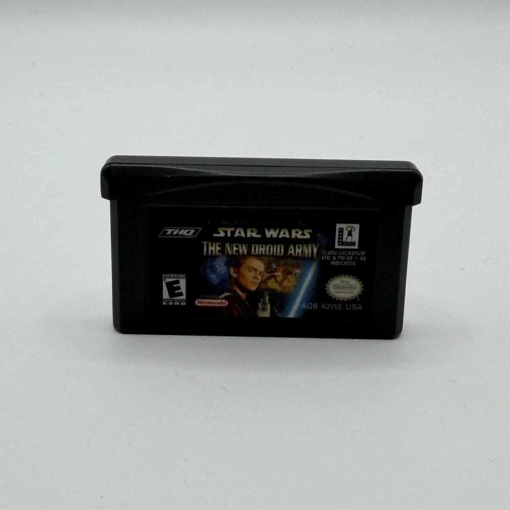 Star Wars The New Droid Army Game Boy Advance GBA Game E‎ THQ NTSC-U/C Box Cart
